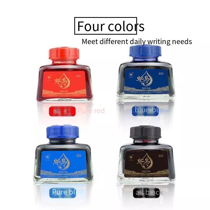 Fountain Pen Bottled Ink - หมึกปากกาหมึกซึมออสทริช 2-ซีรีส์ 48 มล. - ปราศจากคาร์บอน