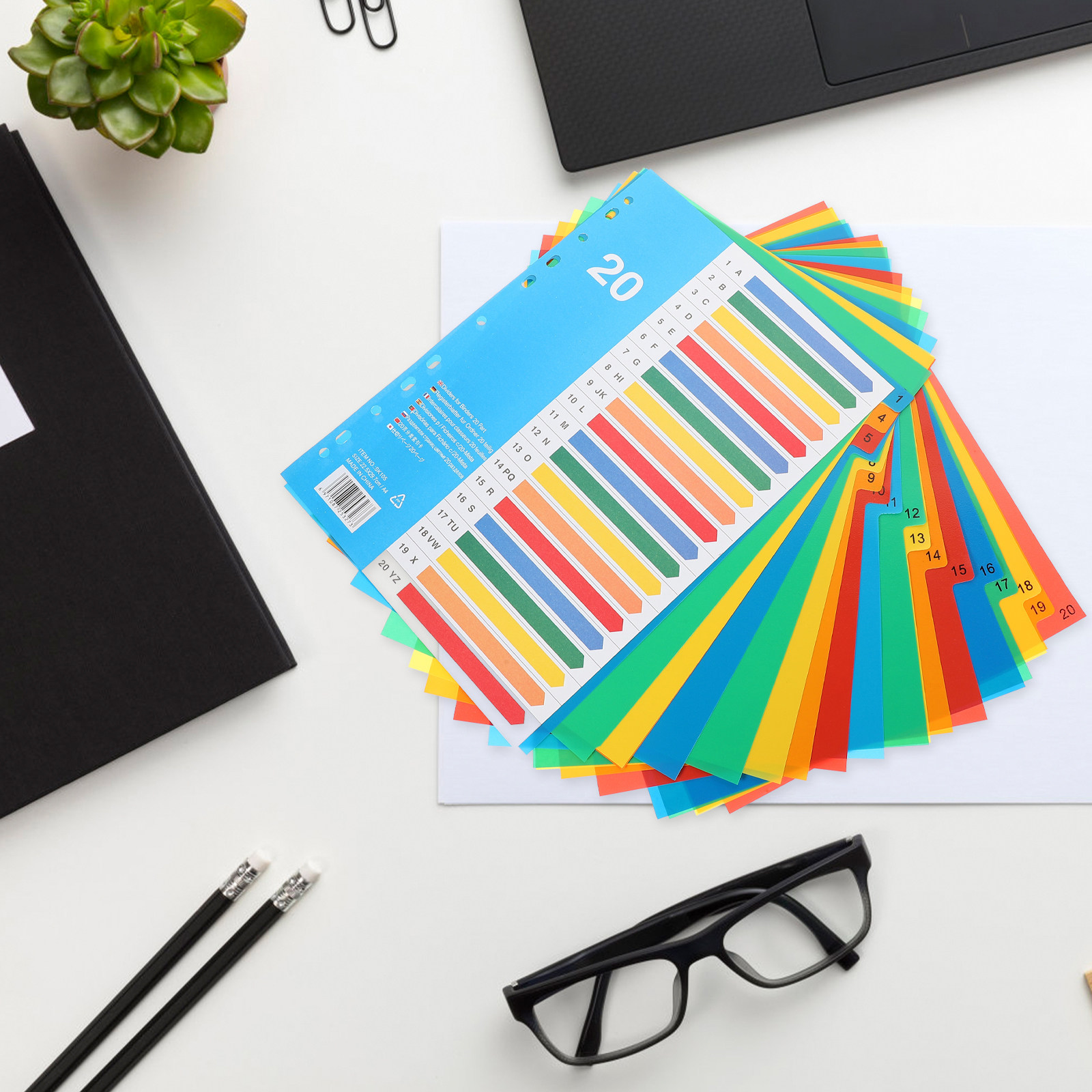 แผ่นแบ่งแฟ้ม 5 ชิ้น แผ่นพลาสติ - Tab Divider A4 บทวิจารณ์และราคา