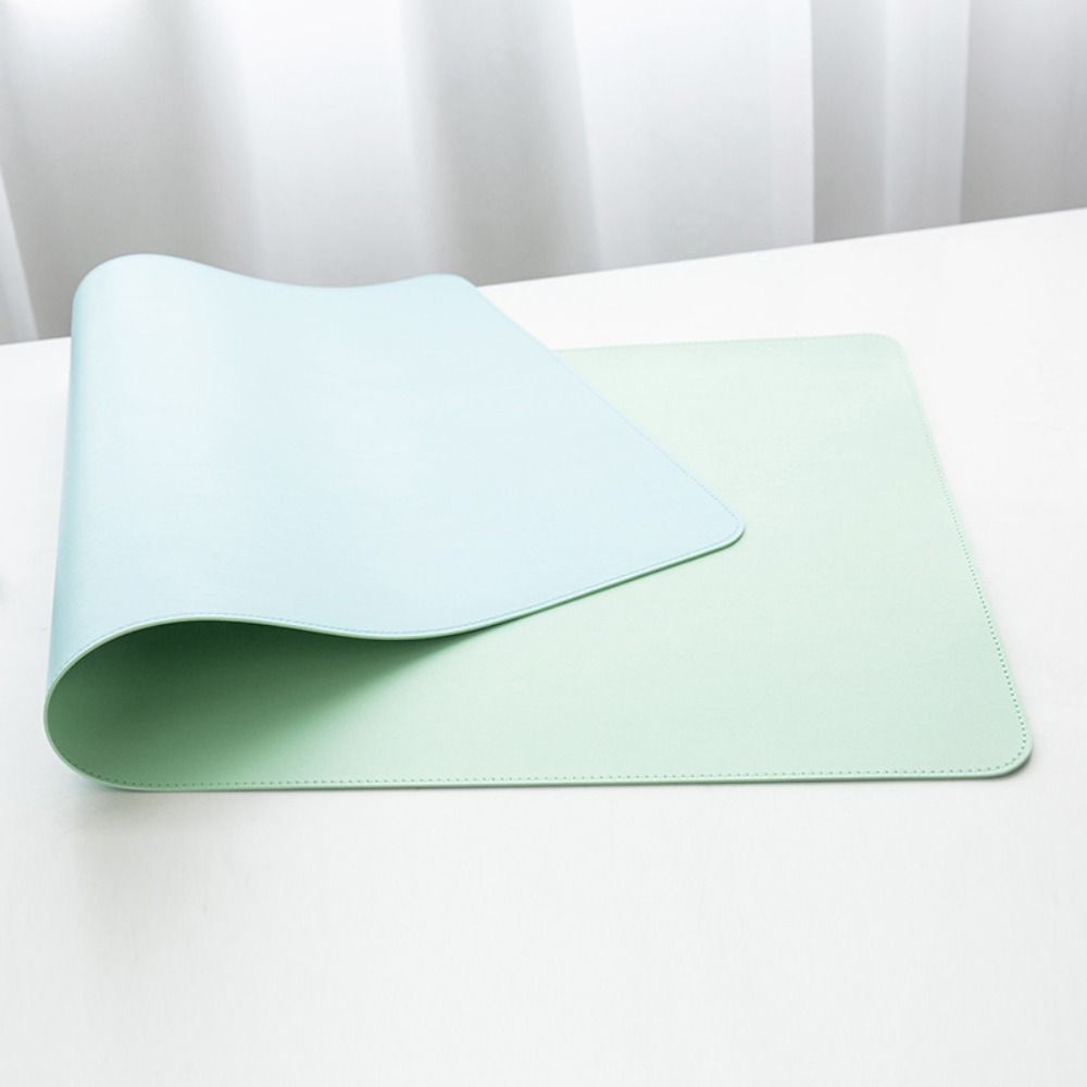 แผ่นรองคีย์บอร์ดหนัง PU สีสันส - Leather Desk Pad บทวิจารณ์และราคา