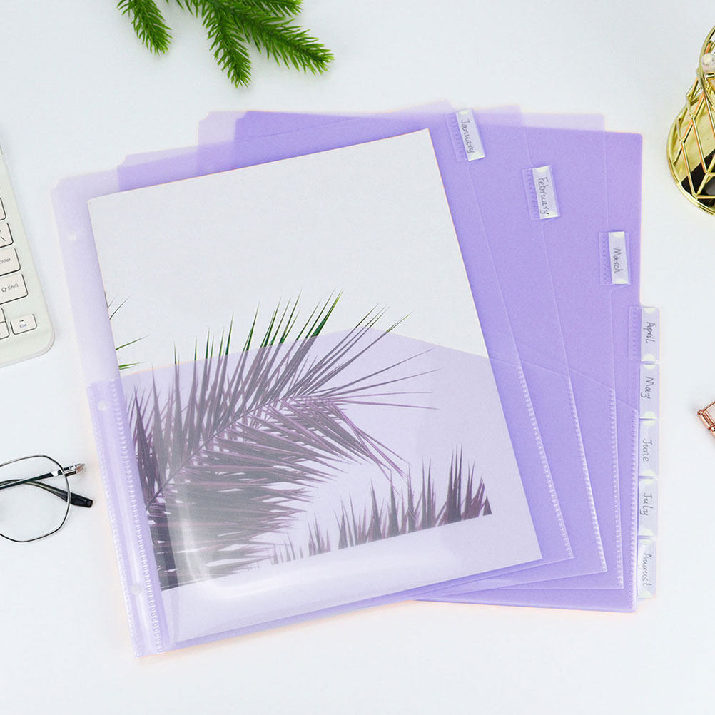 2 ชุดแผ่นแบ่งเอกสารใส PP ขนาด  - Tab Divider A4 บทวิจารณ์และราคา