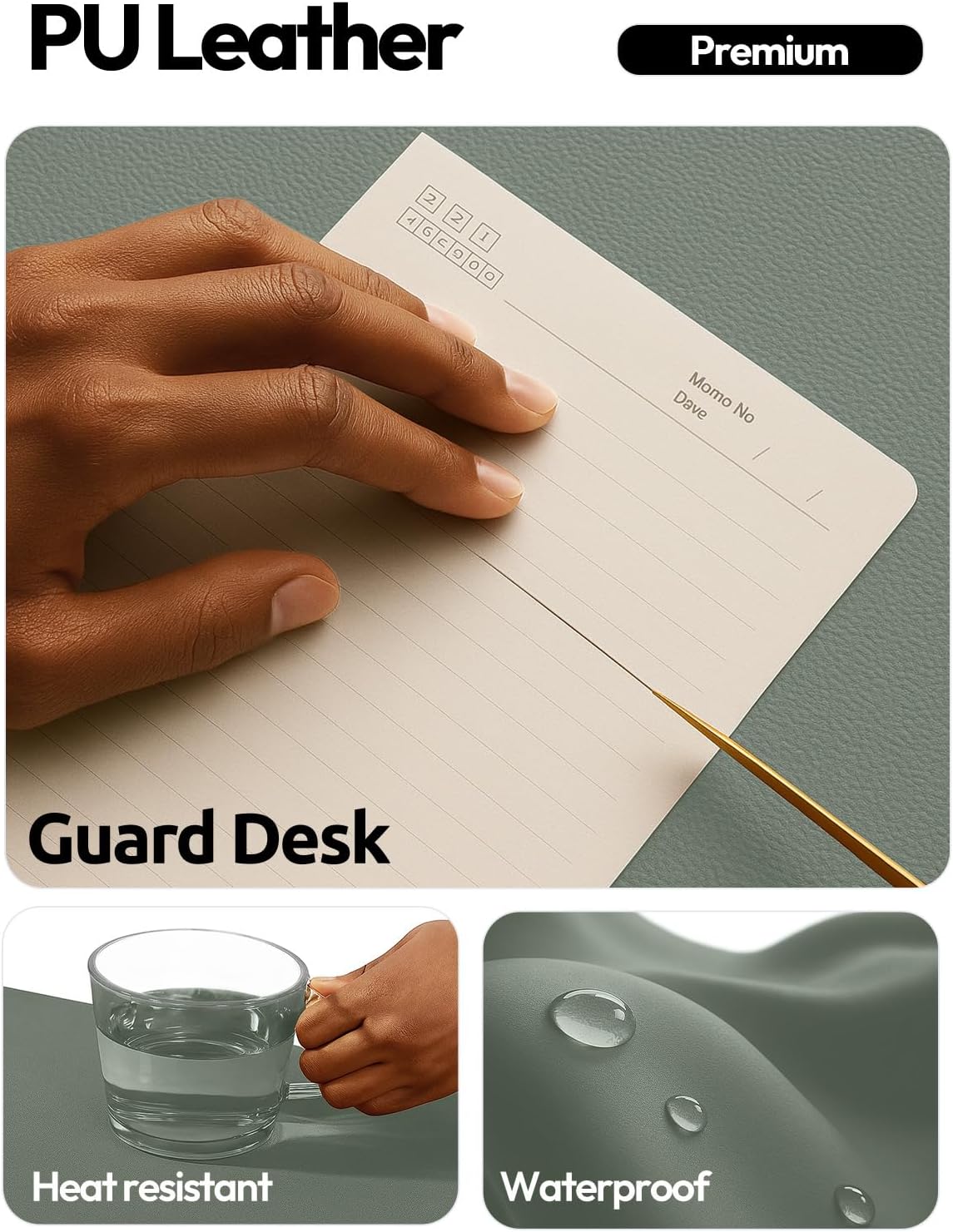 แผ่นรองโต๊ะหนัง, แผ่นรองเมาส์ข - Leather Desk Pad บทวิจารณ์และราคา