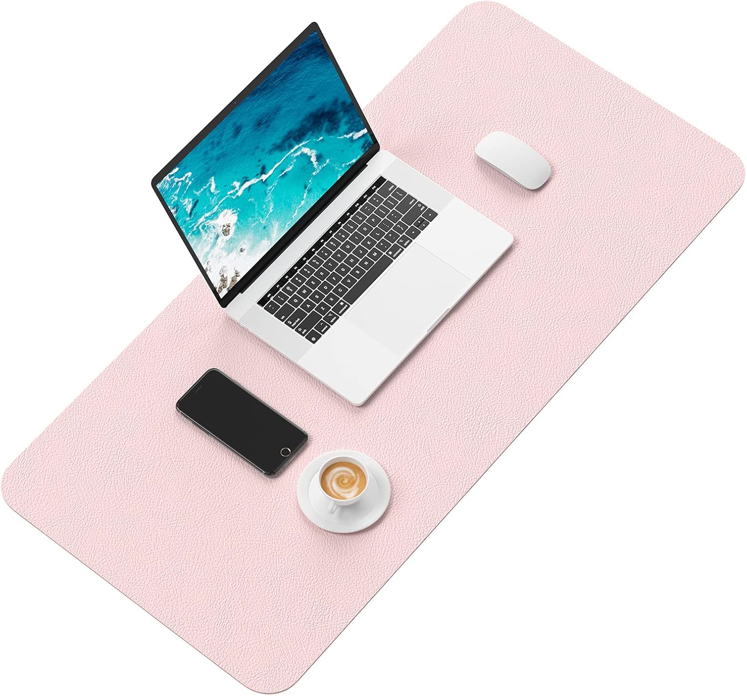 แผ่นรองโต๊ะหนัง PU ขนาด 30x14  - Leather Desk Pad บทวิจารณ์และราคา