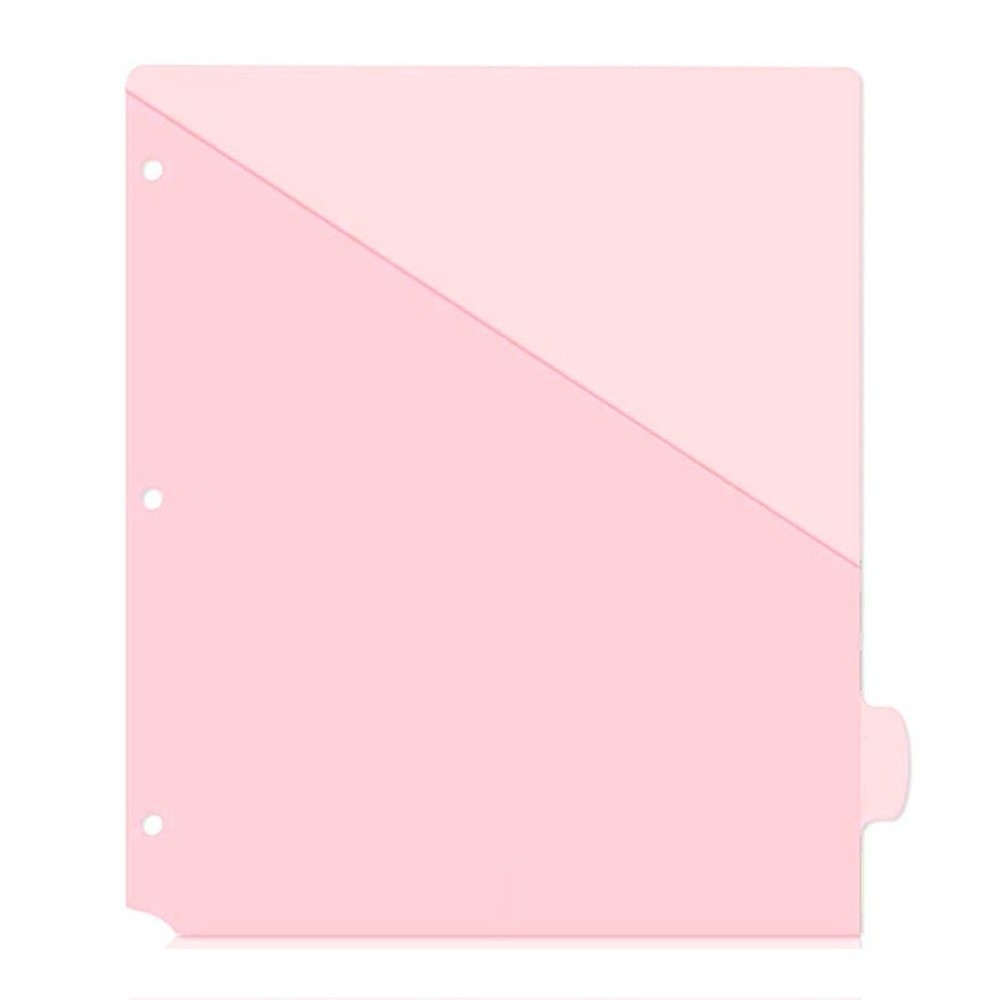 8 ชิ้น แฟ้มพลาสติก A4 สีพาสเทล - Tab Divider A4 บทวิจารณ์และราคา