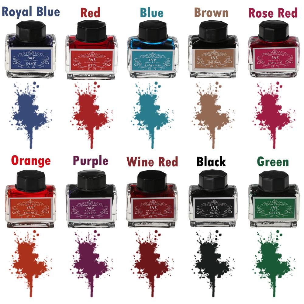 หมึกปลอดคาร์บอนสำหรับปากกาหมึก - Fountain Pen Bottled Ink บทวิจารณ์และราคา