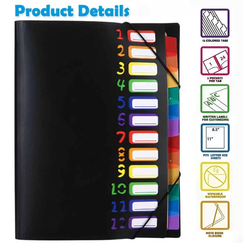 1 ชิ้น แฟ้มเอกสาร A4 หลายชั้น  - Tab Divider A4 บทวิจารณ์และราคา