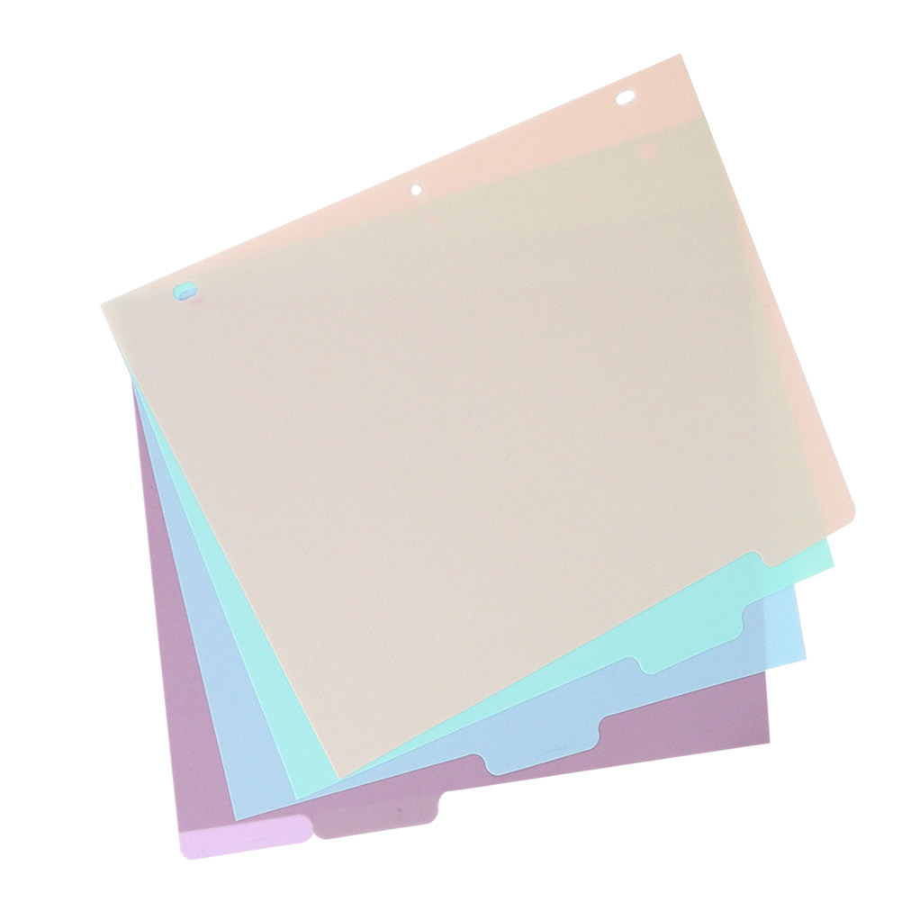 ชุด 1 ชุด แผ่นแบ่งเอกสาร A4 แบ - Tab Divider A4 บทวิจารณ์และราคา