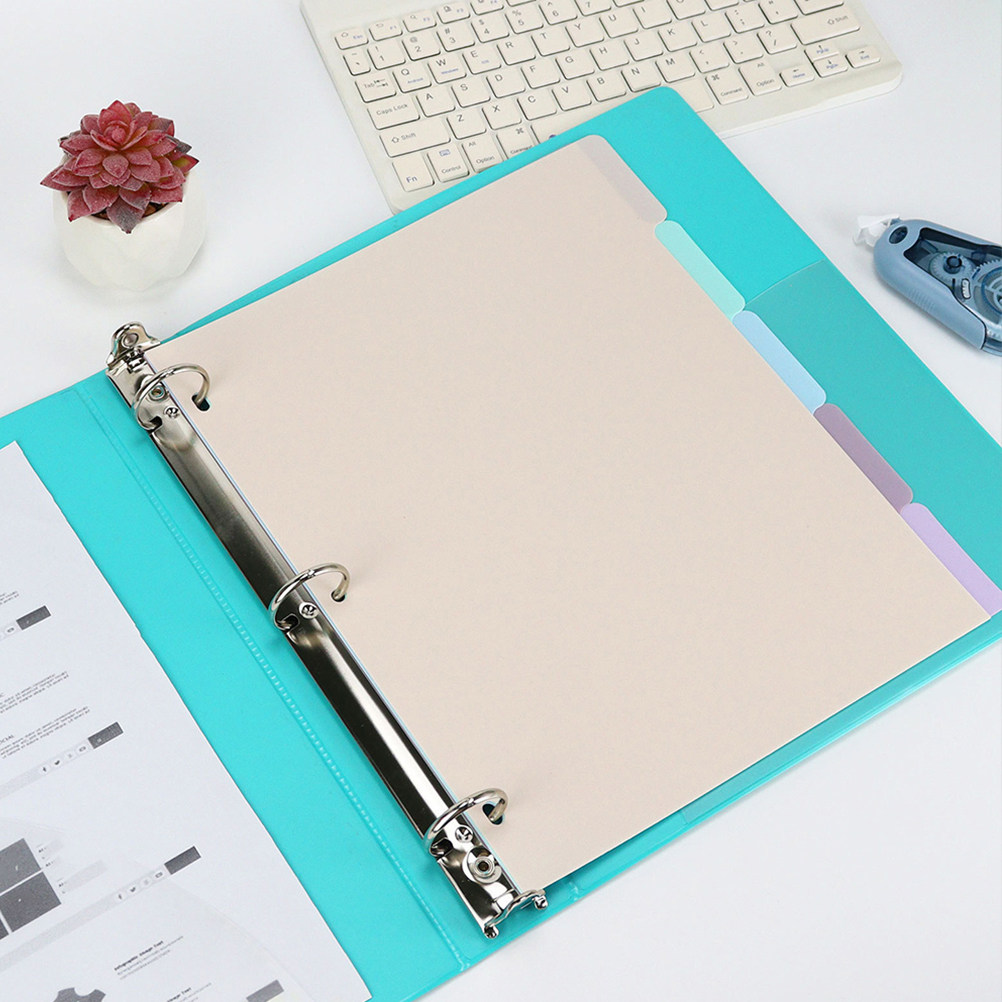 ชุด 1 ชุด แผ่นแบ่งเอกสาร A4 แบ - Tab Divider A4 บทวิจารณ์และราคา