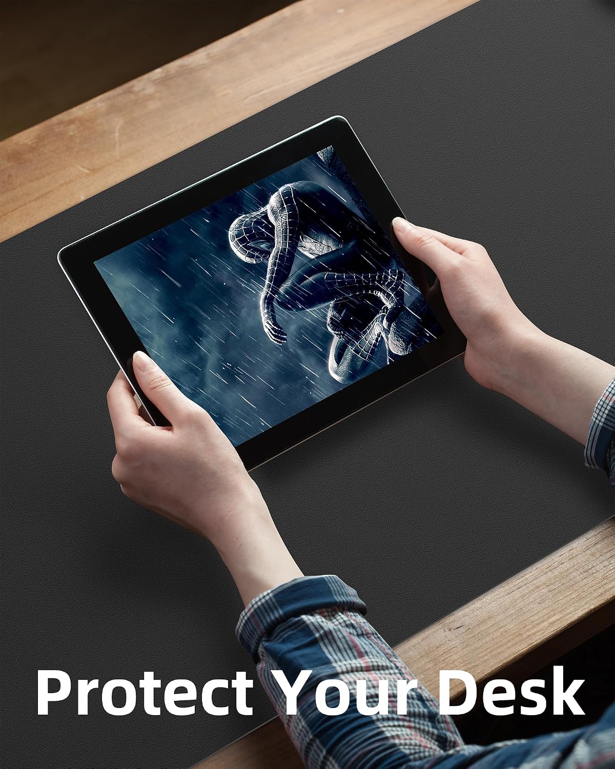 แผ่นรองโต๊ะขนาดใหญ่ 55x17 นิ้ว - Leather Desk Pad บทวิจารณ์และราคา