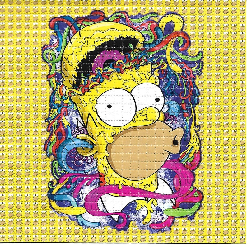 Mind Blown ประสาทหลอน Acid ฟรี - Ink Blotter Paper บทวิจารณ์และราคา