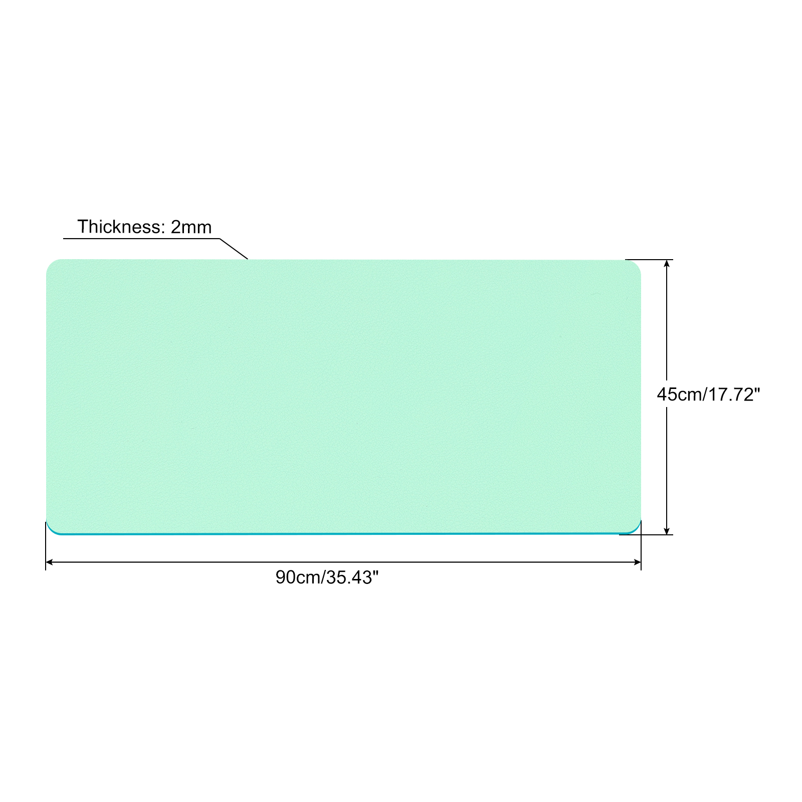 ที่ป้องกันแผ่นรองปูโต๊ะสำนักงา - Leather Desk Pad บทวิจารณ์และราคา