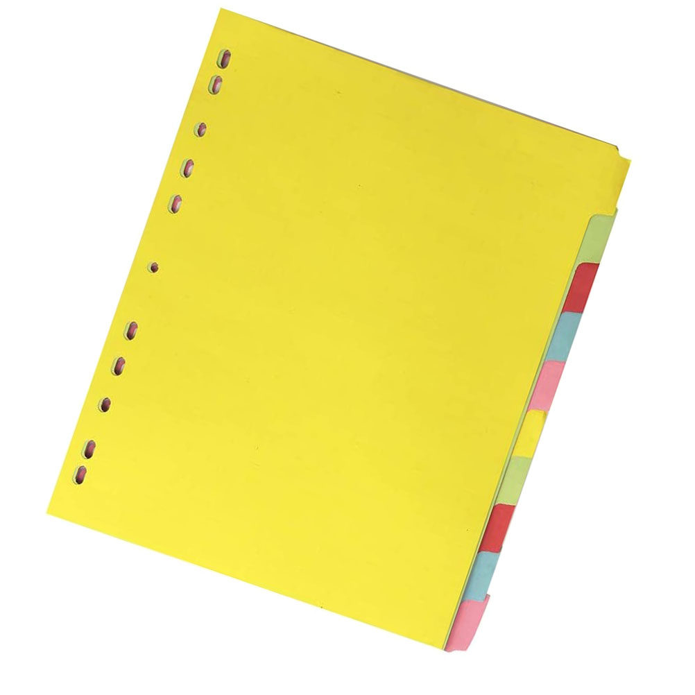 แผ่นแบ่งหมวดหมู่ A4 12 ชิ้น 11 - Tab Divider A4 บทวิจารณ์และราคา