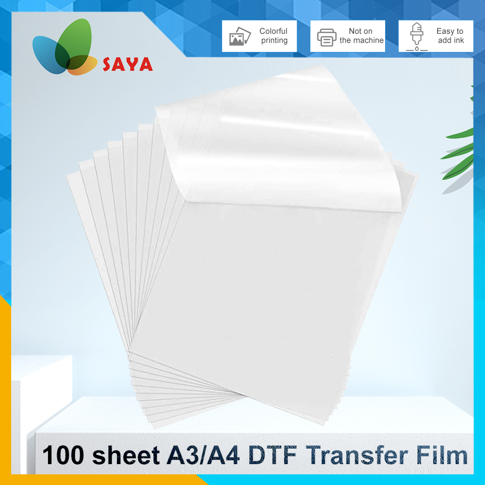 50/100 ชิ้นฟิล์ม DTF A3/A4 ฟิล - Ink Blotter Paper บทวิจารณ์และราคา